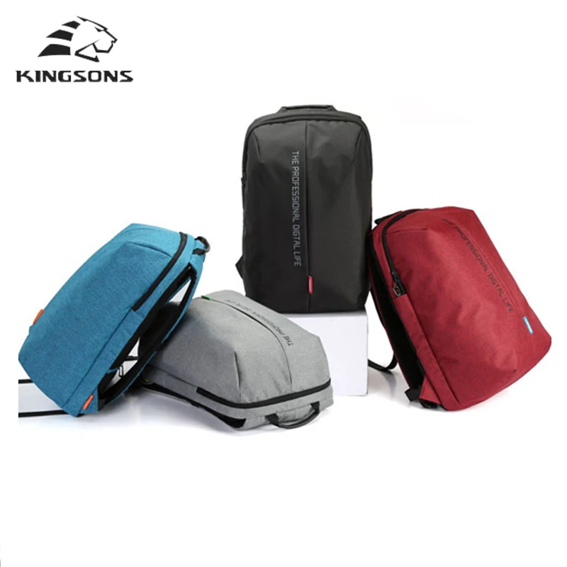 

Kingsons Brand Nylon Men's Backpack laptop waterproof backpack men women Backpack School Backpack female male for Short Trip