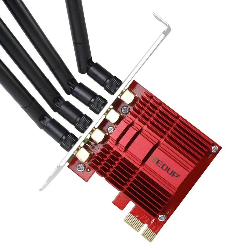 

EDUP Dual Band AC 1900Mbps Wireless PCI Express WiFi Adapter 4*5dBi Antennas Desktop Wi-Fi PCI-E Network Card Win 7/8.1/10