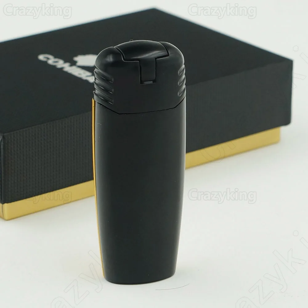 Новое поступление COHIBA Модный ручной металлический 2 Факел струйное пламя сигары