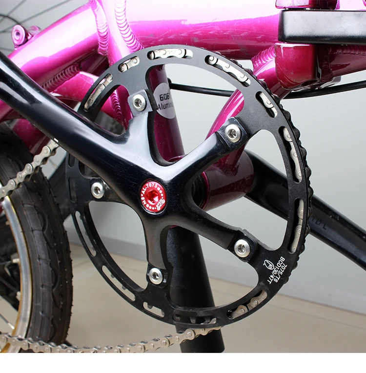 2 шт. квадратное отверстие оси кривошипный винт велосипедная Трансмиссия складной велосипед 7075 Алюминиевый сплав уплотнение водонепроницаемый