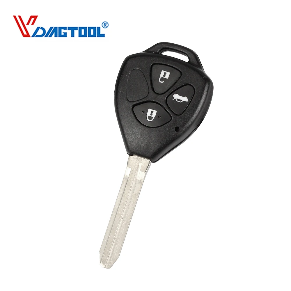 VDIAGTOOL сменный брелок необработанный чехол для дистанционного ключа Toyota Camry 3
