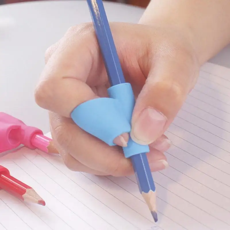 

3pcs Children Grip Silicone Ergonomic Pencil Holder Writing Posture Correction Training Tool