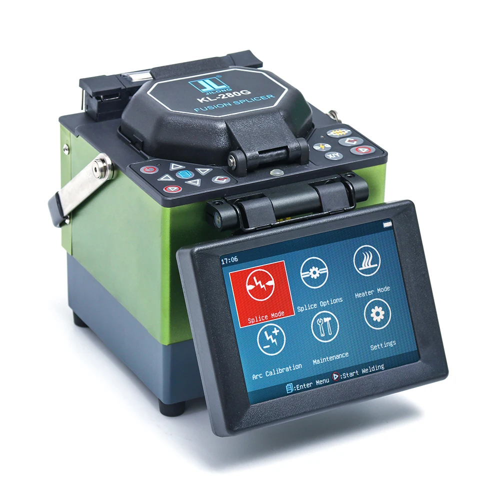 

Original JILONG KL-280G Optical Fiber Fusion Splicer Core-Core, Glad-Glad Alignement Fiber Welding Machine