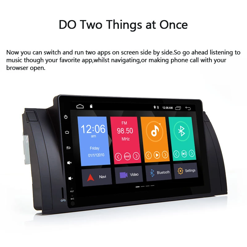 Flash Deal IPS 1 Din Android 9.0 Car Multimedia Radio For BMW E39 BMW X5 E53 M5 dvd Audio GPS Navigation Screen Head unit Wifi DAB+ DSP 2GB 1