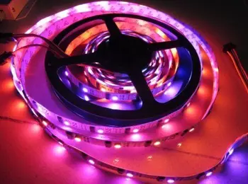 

5M 16.4Ft WS2801 led pixel strip 5050 32led/m 160led digital magic RGB Individually Dream color 5V WHITE PCB-NON WATERPROOF IP30