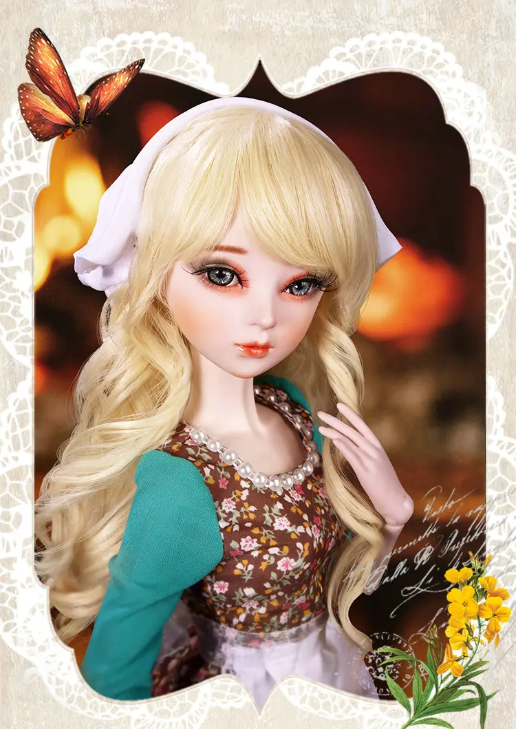Presente para o Ano Original Artesanal Princesa Cinderela Bonecas Conjunto Completo Grande Bjd 1 - 3 Fadas Meninas Boneca 23 Joint Girl Brinquedos Novo 60cm 4 completo grande bjd 1 3 fadas meninas