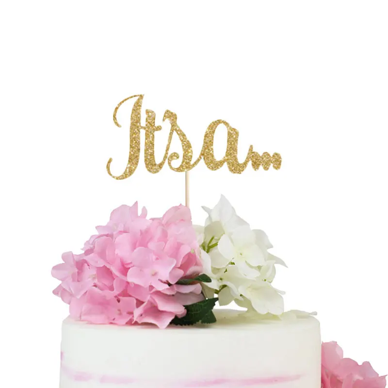 

It's A... Topper Gender Reveal Cake Topper Baby Shower Party Cake Topper It's a Girl It's a Boy Gender Reveal Party Decorations