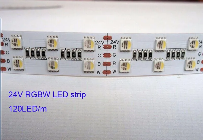 5mX ужин яркий RGBW светодиодные полосы DC24V вход 5050SMD 120LED/M 5 м/roll RGBW светодиодные полосы света бесплатная доставка