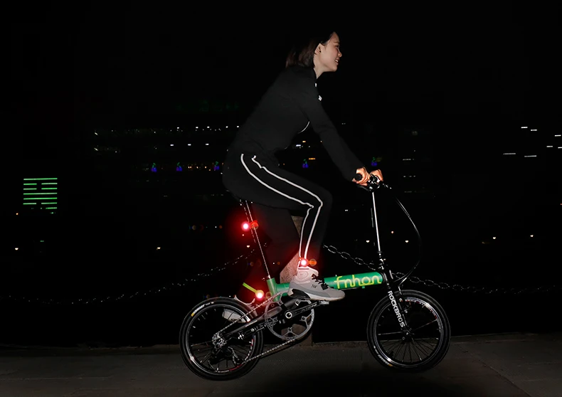 Discount ROCKBROS Night Running Lights MTB Road Bicycle LED Flashlight Rainproof Cycling Bike Warning Tail Light Pants Clip Belt Light 24