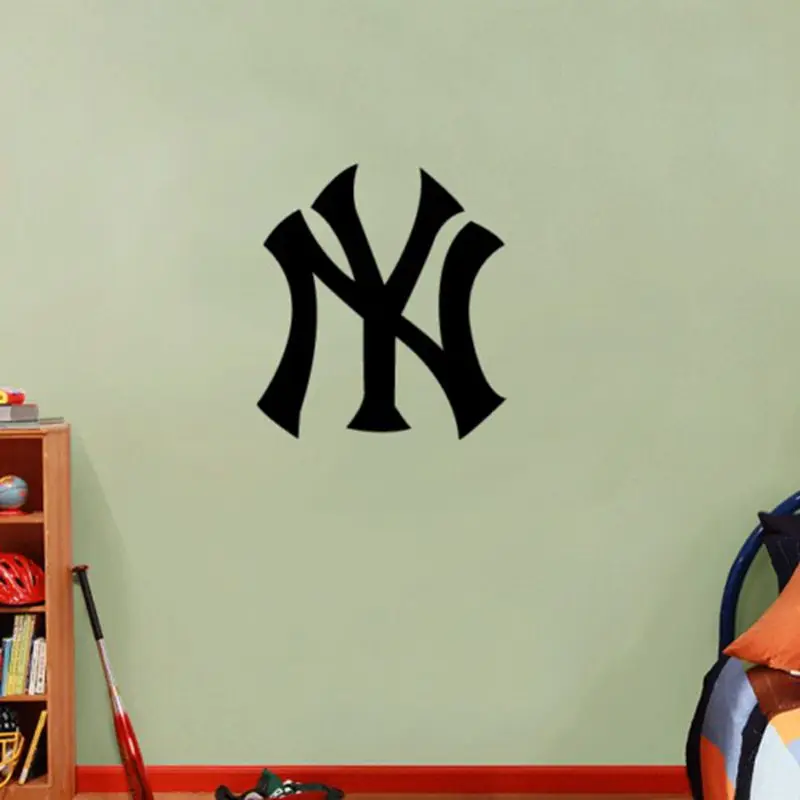 Dctal Baseball NY Car Windows Sticker Name Sports Decal Posters Vinyl Wall Decals Pegatina Decor Mural Baseball Sticker
