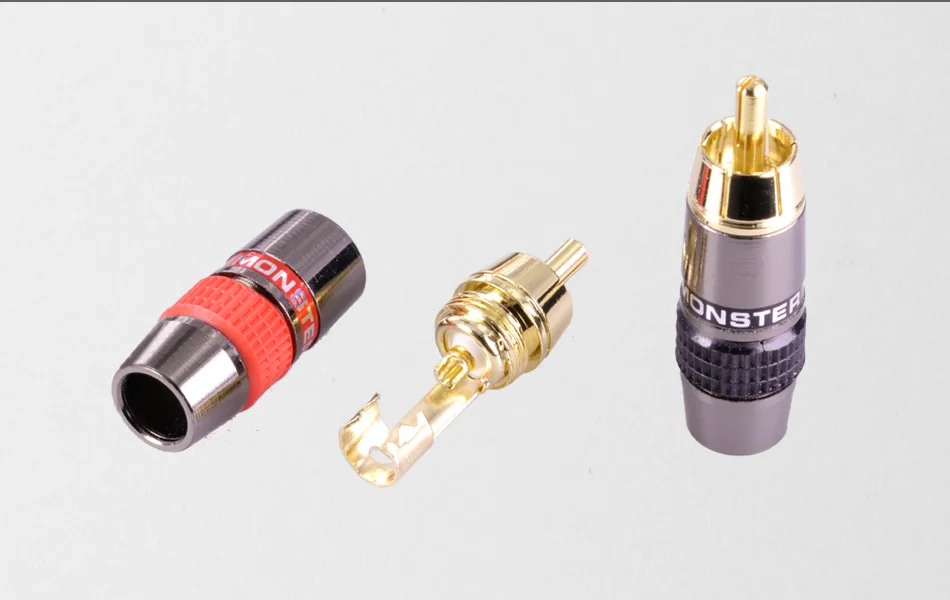 conector suporte 8mm cabo preto & vermelho