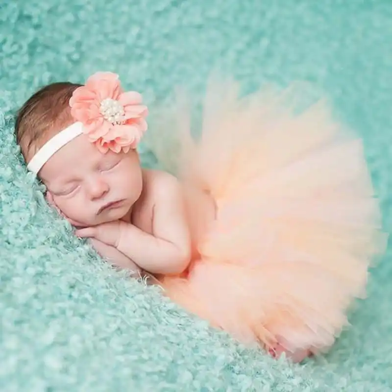and matching headband or clip 3 Piece Full /& Fluffy Pettiskirt Tutu Birthday Top