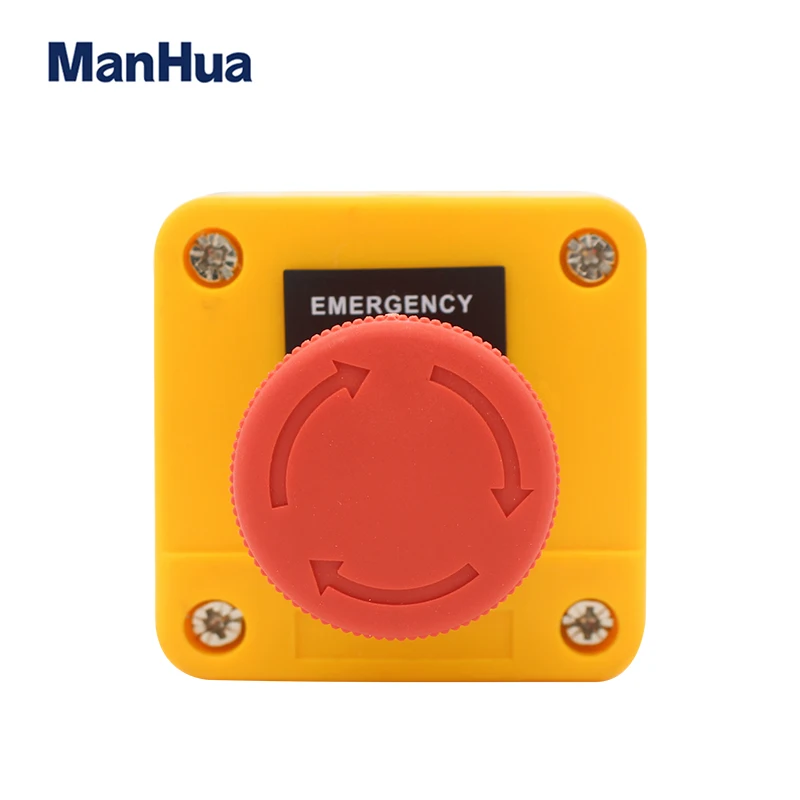 

ManHua 10A XBZA53 IP65 With Box Emergency Stop Push Button Switch
