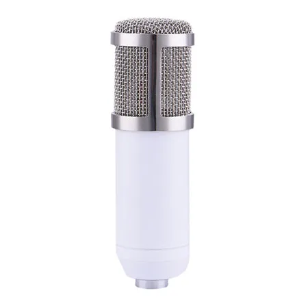 Конденсаторный проводной микрофон Microfone BM800 для компьютерной сети Поющий/запись/Чат/видео конференции/игры конденсаторный микрофон - Цвет: Белый