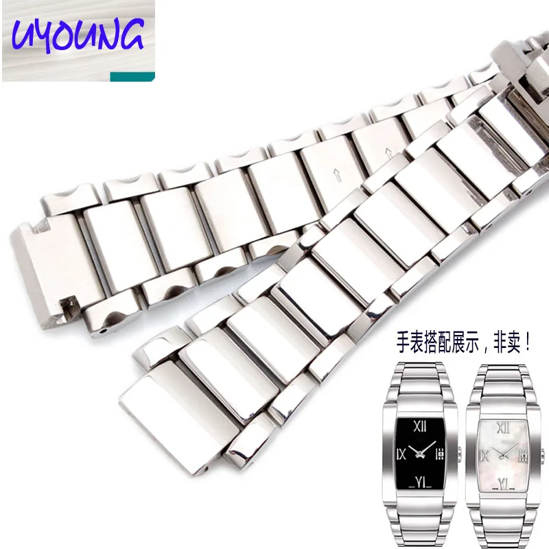 Ремешок из нержавеющей стали для tissot T007309A 22x15 мм сменный Браслет часов tissote|stainless