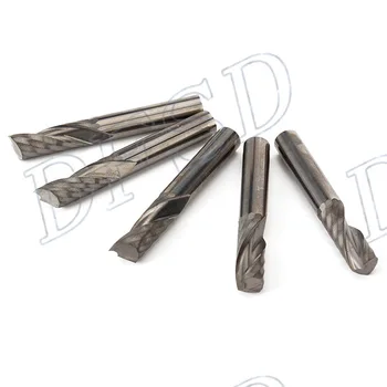 

5 x 6mm Smokeless Metal CNC Router Bits Single Flute Tools 22mm
