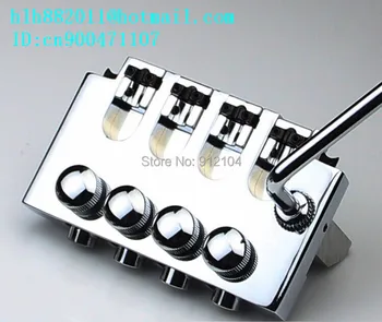 

new 4 strings electric bass guitar double wave bridge in chrome L15