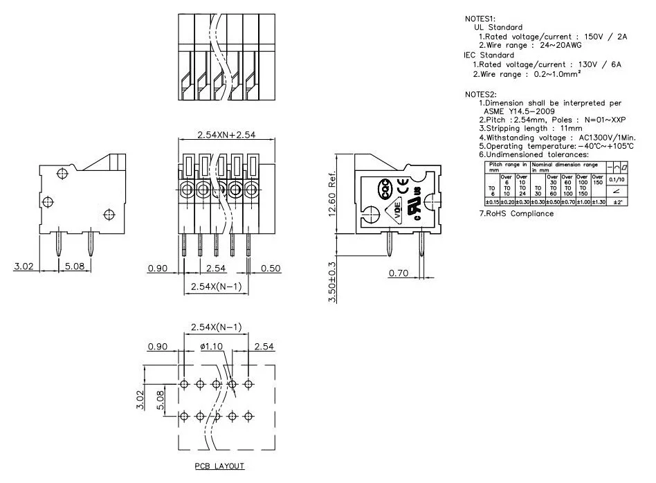 2PIN ~ 12PIN FFKDS H-2.54 1791826 PHOENIX CONTACT DEGSON KEFA