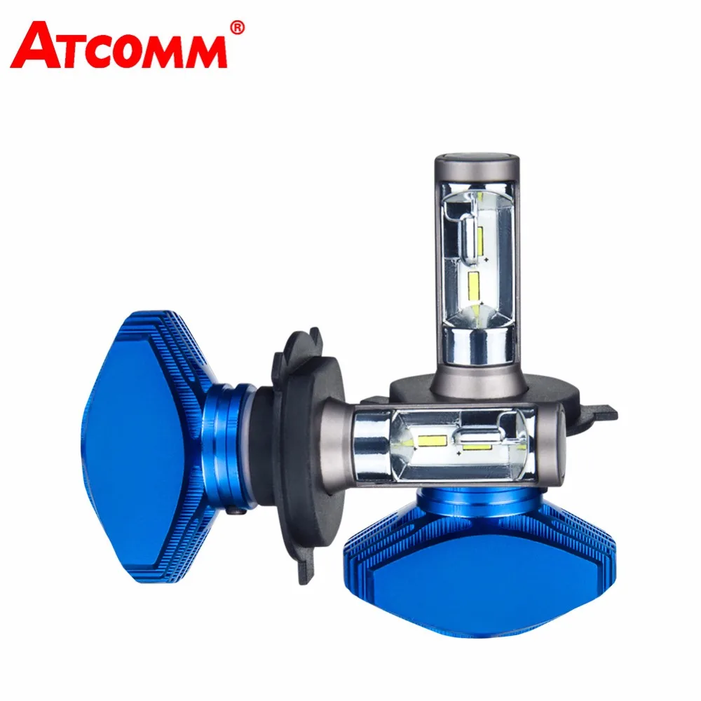 Светодиодный головной фонарь ATcomm H7 H1 Mini 12 В H3 H11 H8 H9 9005/HB3 9006/HB4 Hir2 CSP 8000 лм 6500 К 80 Вт