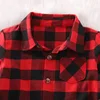 2022 Spring Summet Plaids Checks Blouse Baby Kids Boys Girls Long Sleeve Striped Shirt Clothes Outfit ► Photo 2/5