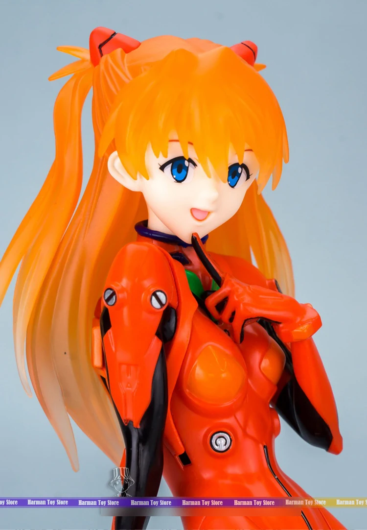 16 см. Фигурка японского аниме Evangelion Shin Gekijouban Souryuu Asuka Langley, фигурка сидя Ver, фигурка коллекционная