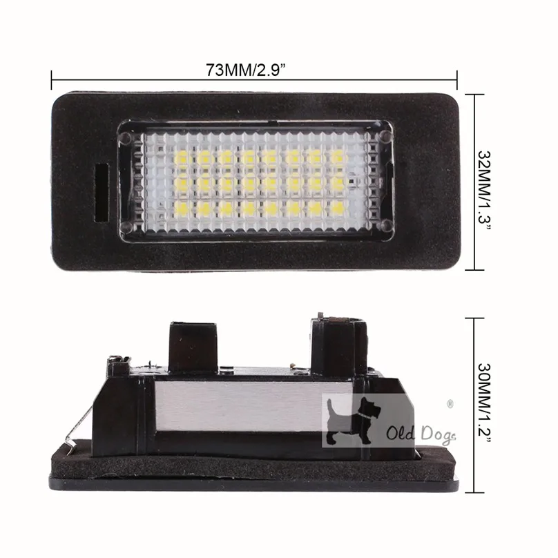 1-pair-High-Power-Car-LED-License-Plator-BMW-E91-E92-E93-M3-E39