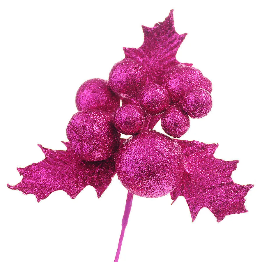 Рождественские шары Искусственные цветы шар благоприятный фрукты Сочный фрукт домашнего декора ягодные растения#25