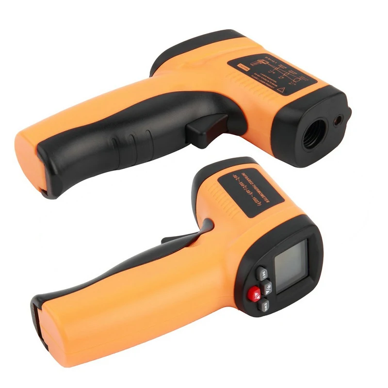 

Non-Contact Laser Thermometer Gun LCD Display IR Infrared Digital C/F Selection Surface Temperature thermo mete GM550E