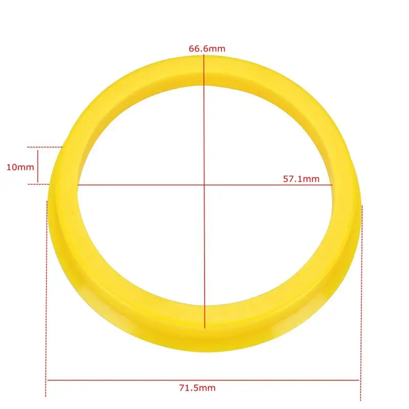 4х колесное центриковое кольцо 66,6 мм-57,1 мм Распорки ступицы для VW/Audi/Skoda/Seat