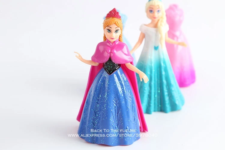 Disney Frozen Princess Elsa Anna 12cm 4pcs/set Action Figure Model Anime Mini Decoration PVC Collection Figurine Toys model gift Disney Frozen Princess Elsa Anna 12cm 4pcs/set Action Figure Model Anime Mini Decoration PVC Collection Figurine Toys model gift