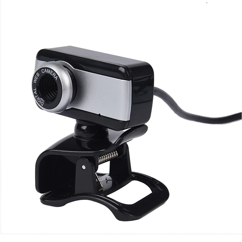 

USB Webcam Web Cam Camera with MIC CD for Desktop PC Laptop Black
