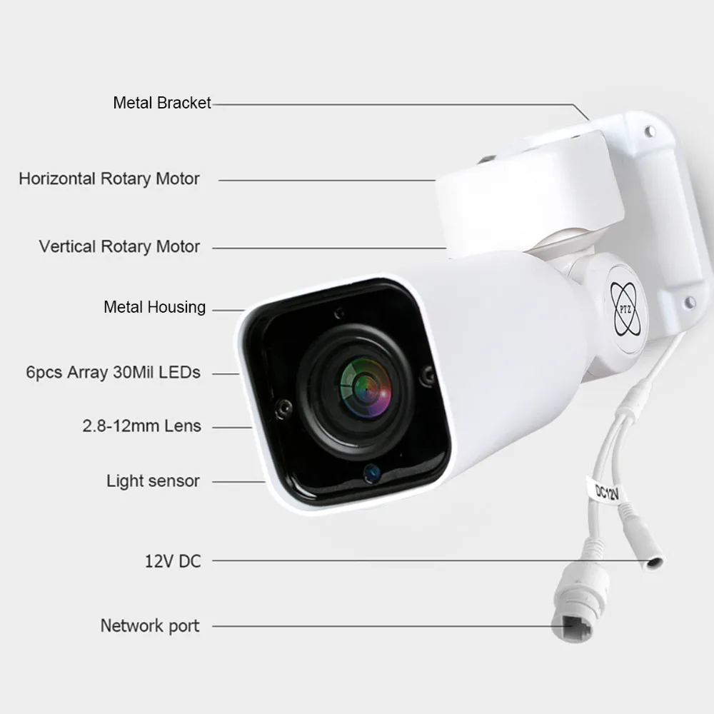 Система видеонаблюдения LOXCAM H.265 + 8 канальная 5 Мп PTZ|Система наблюдения| |