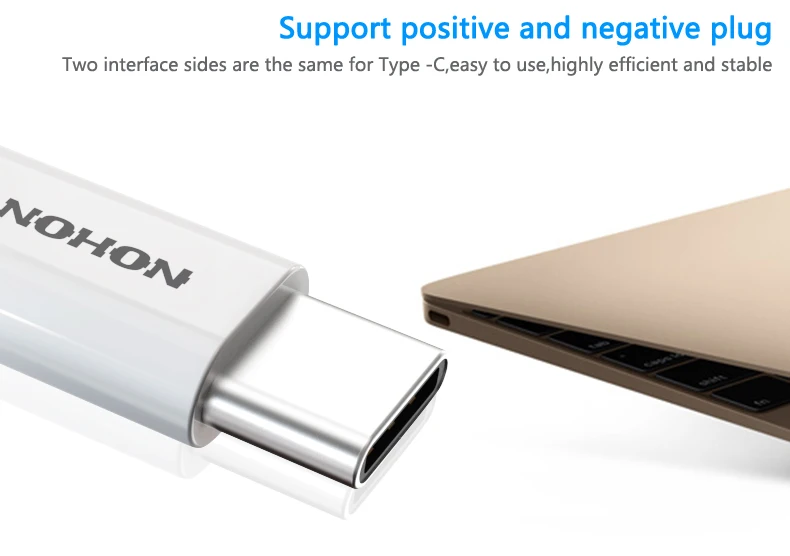NOHON type-C USB адаптер для Micro для Xiaomi 4C 4S 5S Plus Oneplus 3t 2 3 Nubia кабель зарядное устройство разъем для синхронизации данных