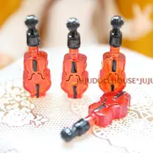 Миниатюрный Кукольный дом солдат Буш Siwan сцена из глины мини-модель четыре скрипки вино