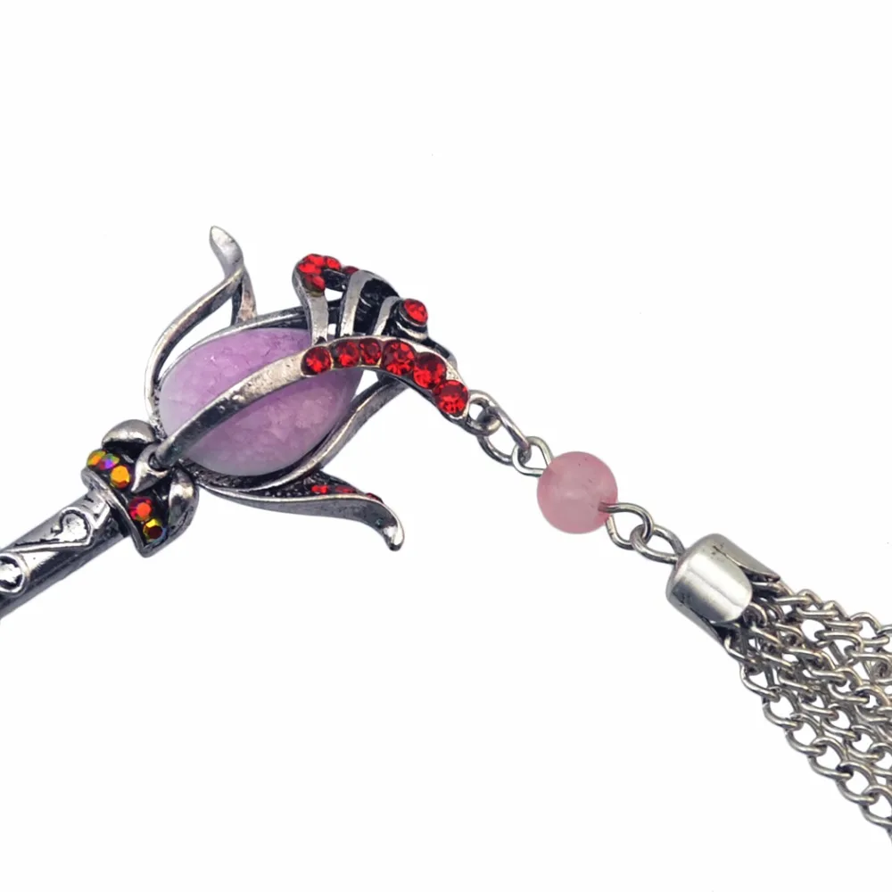 Ручной работы в китайском стиле Стиль Винтаж цветок Стразы клуазоне ...