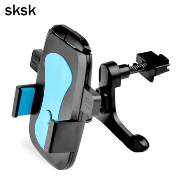 

SKSK Car Air Vent Mount Mobile Phone Holder Stable Bracket Hands Driving Vertical Parallel Mobile Phone Stand for iPhone Sumsang