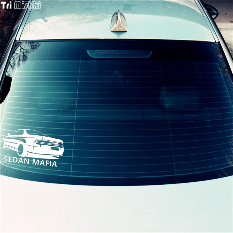 Tri Mishki HZX164 10.9*20см SEDAN MAFIA СЕДАН МАФИЯ наклейки на авто виниловые мотоцикл