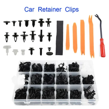 

435pcs/set Plastic Clip Car Body Retainer Push Pin Trim Rivet Panel Moulding Kit