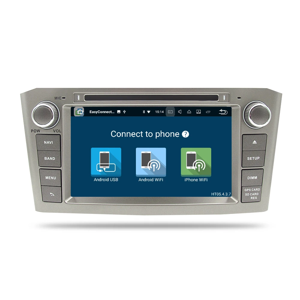 Best 7"4G RAM Android 9.0 Car DVD Stereo Multimedia Headunit For Toyota Avensis/T25 2003-2008 Auto Radio GPS Navigation Video Audio 3