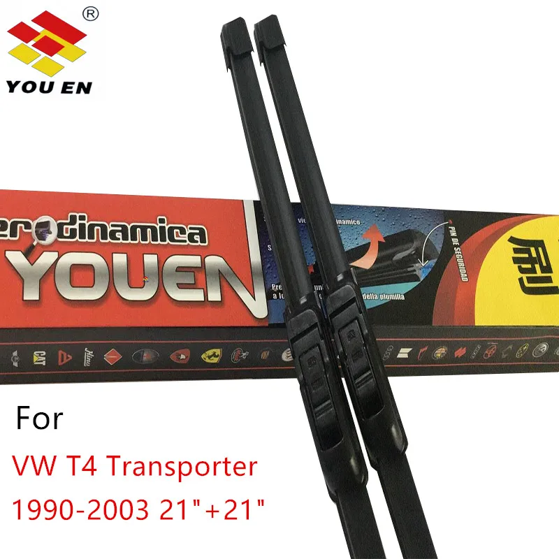 YOUEN Wiper Blade For Volkswagen VW T4 Transporter 1990-2003 21\ YOUEN Wiper Blade For Volkswagen VW T4 Transporter 1990-2003 21\