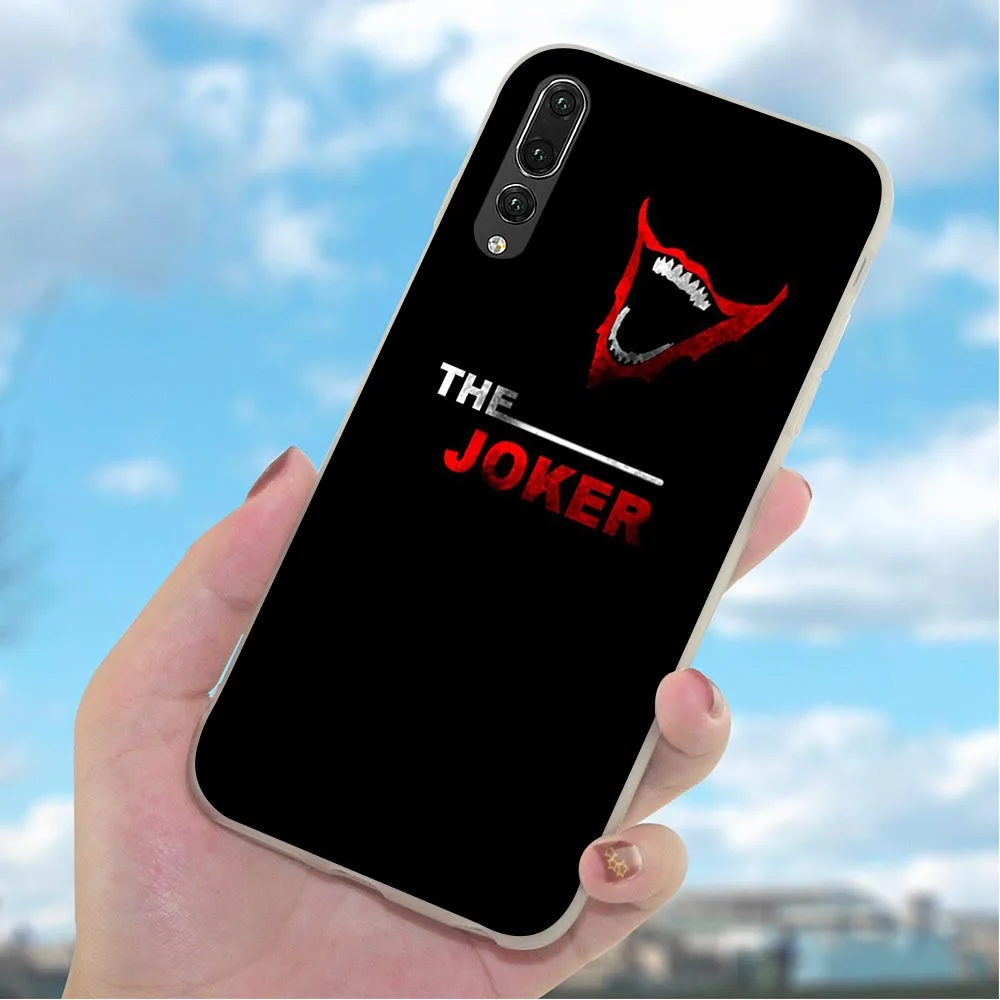 Мягкий ТПУ чехол для телефона Джокер Темный рыцарь Для Huawei P20 Pro Чехол P10 P8 Lite P9 Mini P