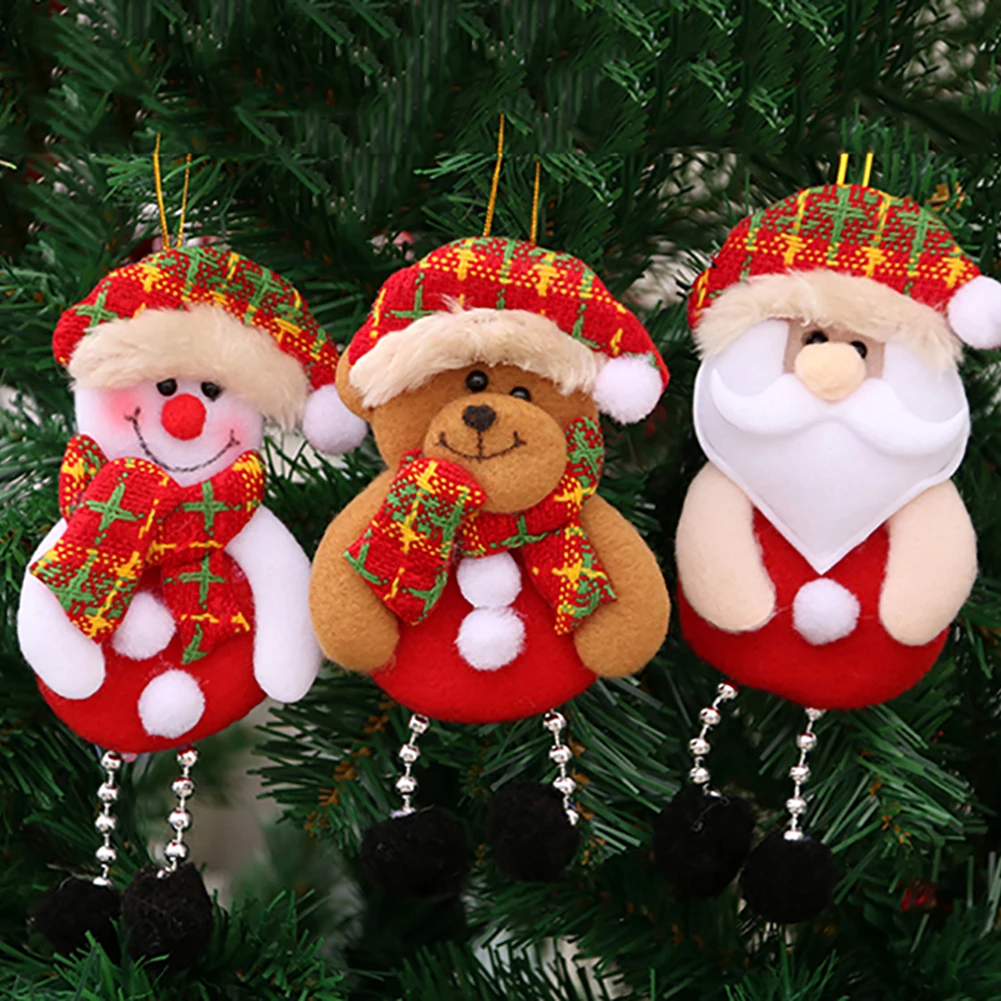 Новые рождественские украшения узоры с Санта-Клаусом Рождественские елочные украшения Рождественские Праздничные принадлежности Рождественская елка кулон