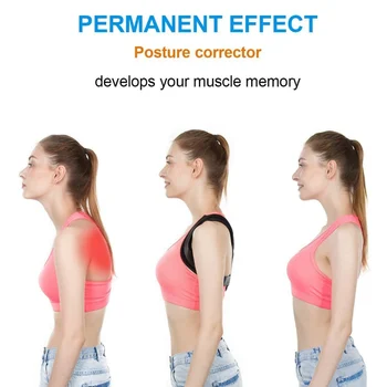 Adult Children Back Belt Adjustable Posture Corrector Child Adult Shoulder Humpback Correction Belts Support Poor Shoulder