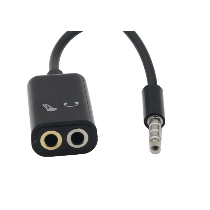 One minute two audio cable with wheat two in one adapter cable3