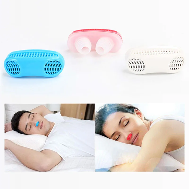 

Soft Silicone Anti Snore Device Nasal Dilators Apnea Sleep Aid stop snoring solution Stopper Nose Clip Anti-snore Respirator