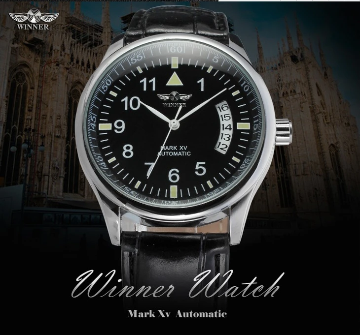 

Fashion Casual MARK Design Men Watch Top Brand Luxury Erkek Saat Skeleton Mechanical Watch Male Clock Relogio Montre Homme
