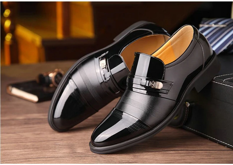 Men's Business Shoe Oxfords For Mens Shoes Casual Mens Dress Shoes' Breathable Oxfords Formal Shoe Men Casual Shoes Plus Size 48 (1)