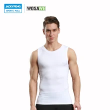 WOSAWE, мужской жилет для бега, Высокоэластичный, для тренировок, без рукавов, футболка, спортивный бюстгальтер, жилет для бега, топы для бега, компрессионный