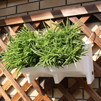 

four colors new automatic absorption water plant wall plastic flower pot for home and garden