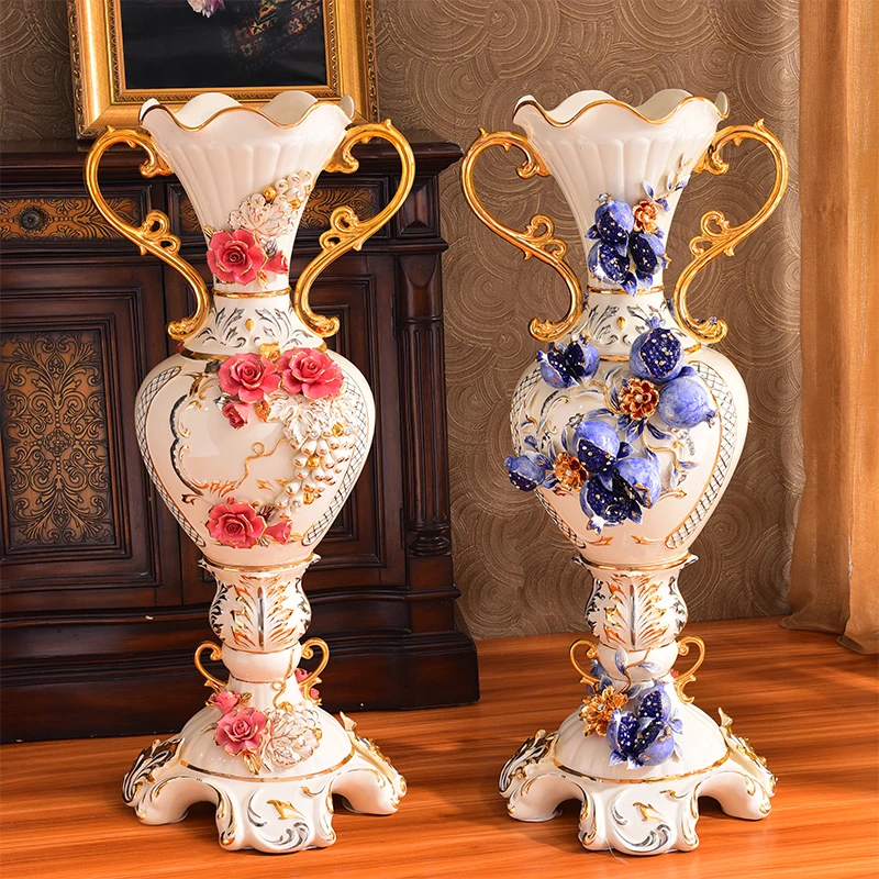 The Living Room Decoration Ceramic Vase Style Landing Home Furnishing Living Roo